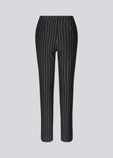 Stretchy pants in a soft quality with slim, straight legs and covered elastic at the waist. FadilMD pants have vertical pin stripe details. The model is 175 cm and wears a size S/36.