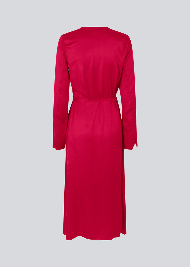 h&m pink wrap dress H&M MUGLER WRAP DRESS SIZE MEDIUM