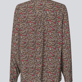 Relaxed shirt in a light, woven quality made from EcoVero viscose. FloryMD print shirt has collar and buttons in front and long wide sleeves with cuff. The model is 175 cm and wears a size S/36.