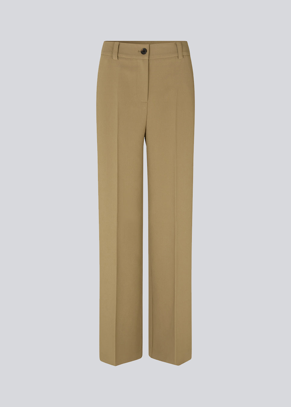 Gale pants in the color Dune have a classic design. The pants have straight, wide legs with press folds, which creates an elegant look. The model is 177 cm and wears a size S/36.  Style the pants with a matching blazer in the same color: Gale blazer.