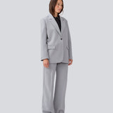 Gale pants has a classic design. The pants has straight, wide legs with pressfolds, which creates an elegant look. 