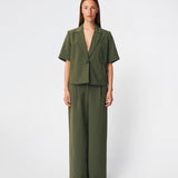 Galemd wide pants - Army Dust