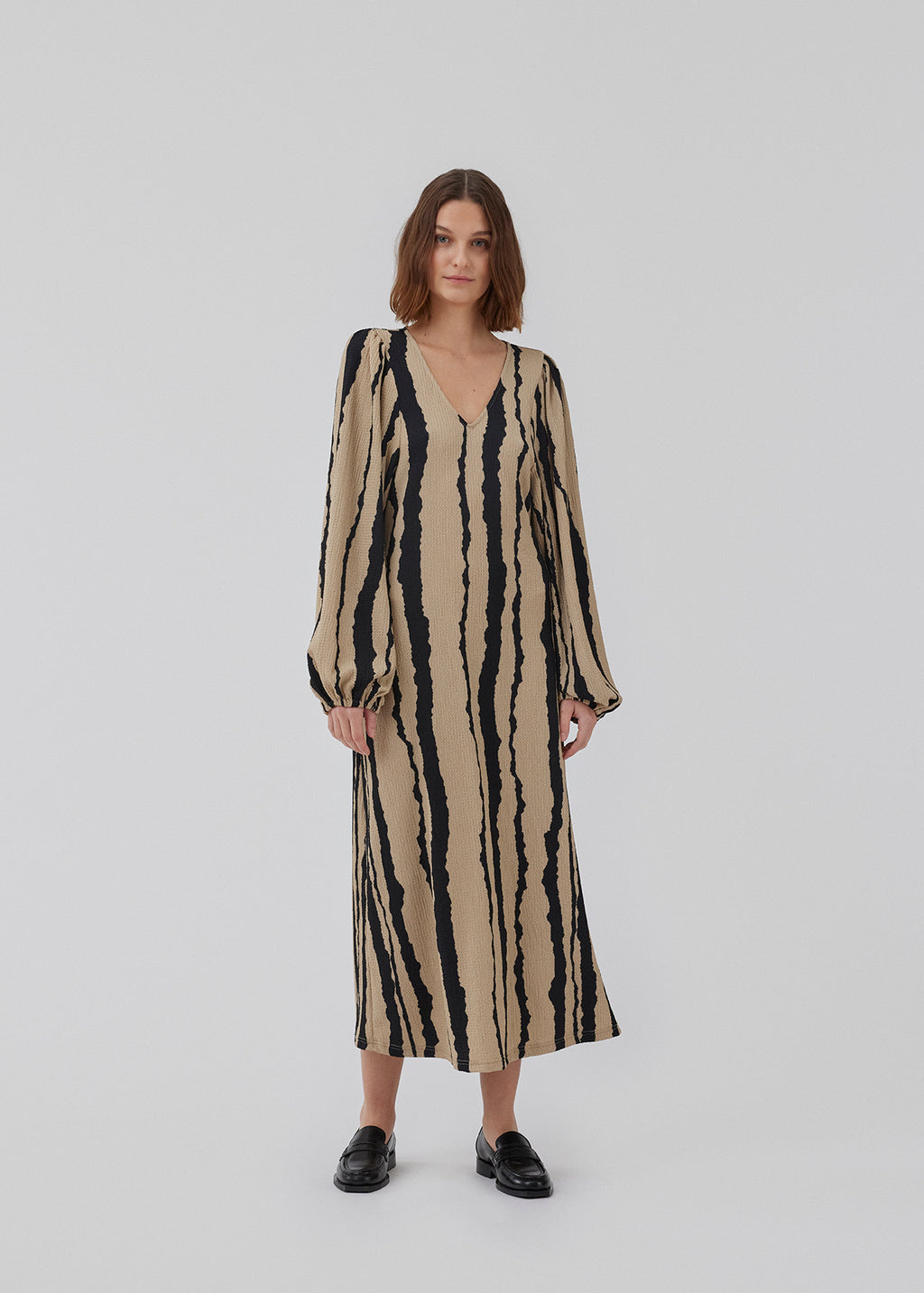 Buy HarlandMD print dress - Torn Lines – Modström COM