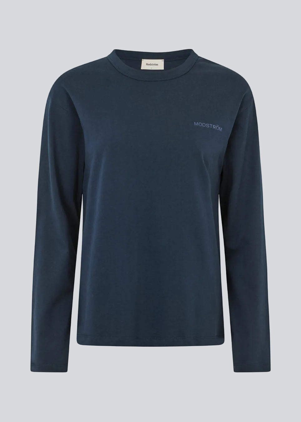 Long-sleeved t-shirt in cotton jersey. HellenMD LS t-shirt has a casual fit with wide sleeves and a round neck.