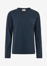 Long-sleeved t-shirt in cotton jersey. HellenMD LS t-shirt has a casual fit with wide sleeves and a round neck.