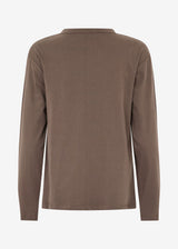 Long-sleeved t-shirt in cotton jersey. HellenMD LS t-shirt has a casual fit with wide sleeves and a round neck.