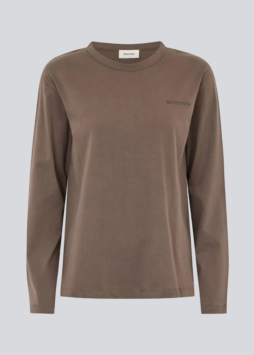 Long-sleeved t-shirt in cotton jersey. HellenMD LS t-shirt has a casual fit with wide sleeves and a round neck.