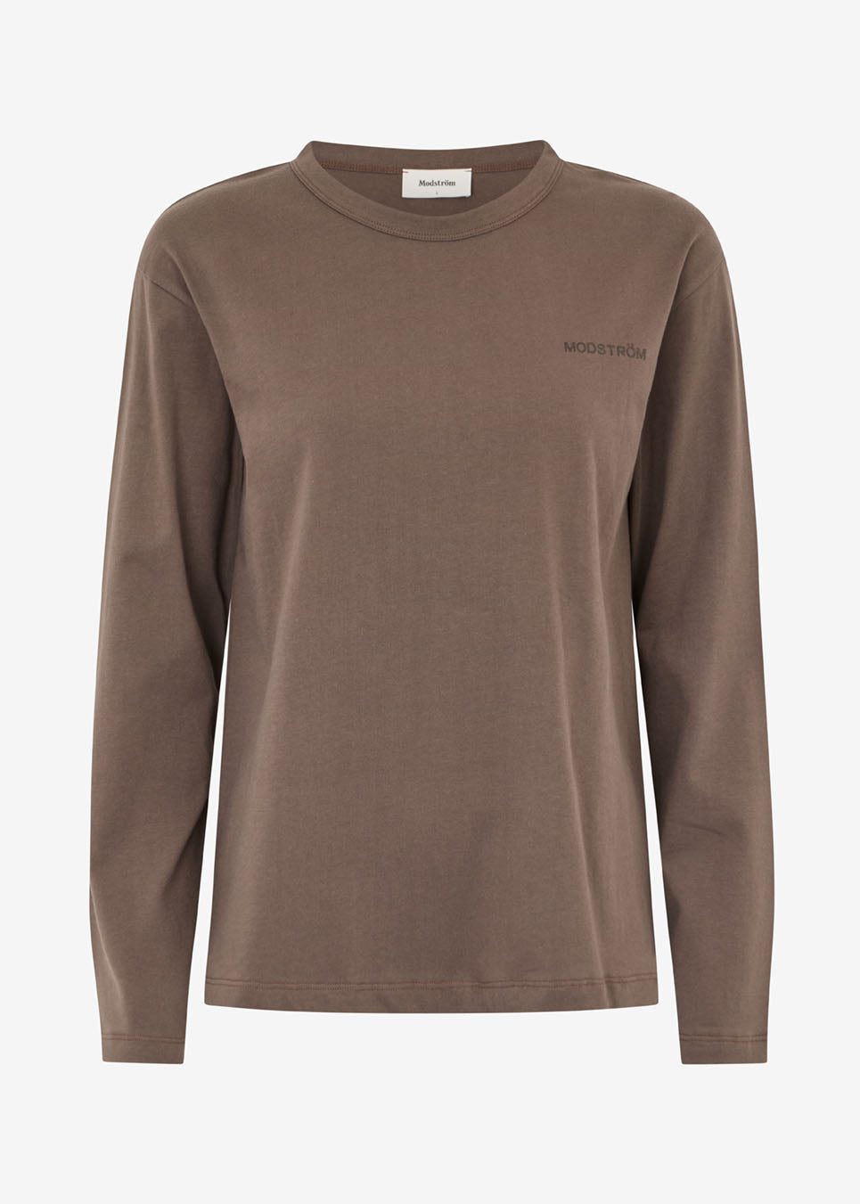 Long-sleeved t-shirt in cotton jersey. HellenMD LS t-shirt has a casual fit with wide sleeves and a round neck.