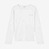 Hellenmd logo LS t-shirt - Soft White