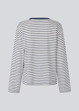 HellenMD LS stripe t-shirt - Soft Navy Stripe