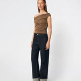 Himamd off-shoulder top - Chocolate Chip