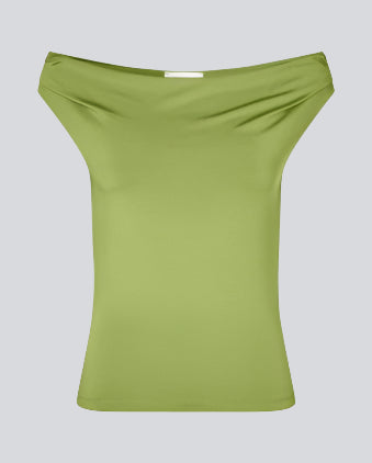 HimaMD off-shoulder top - Grasshopper