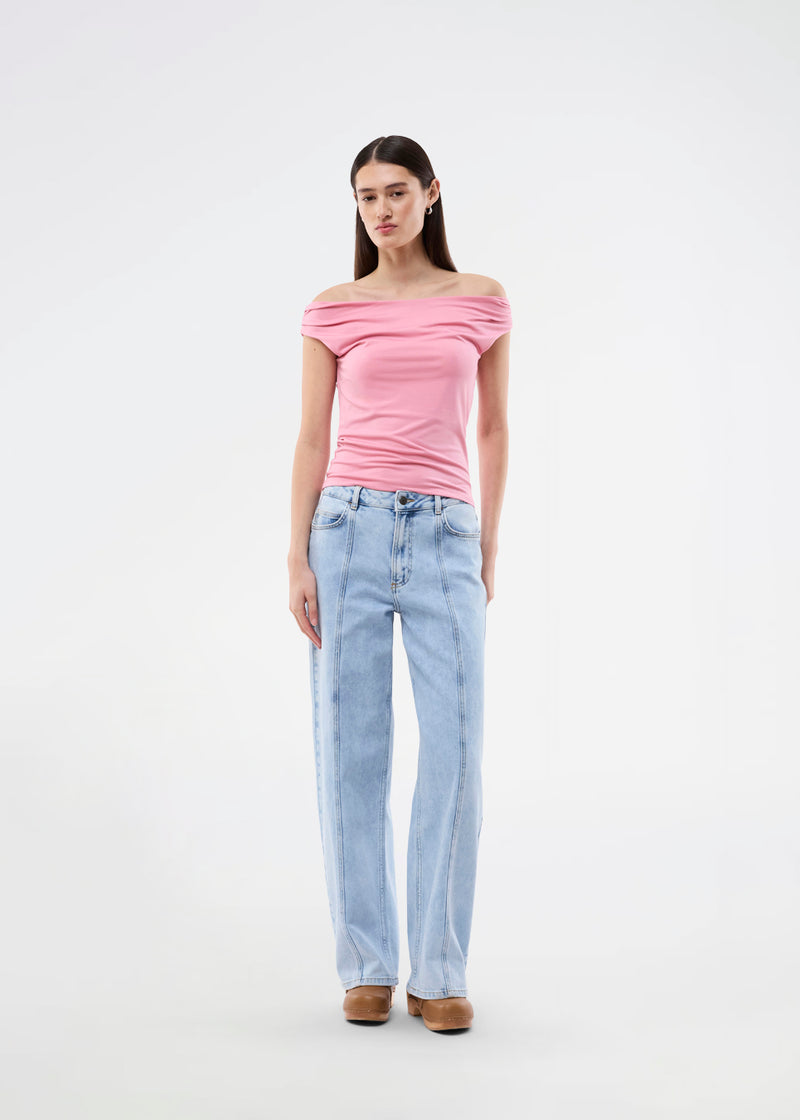 Himamd off-shoulder top - Sea Pink – Modström COM