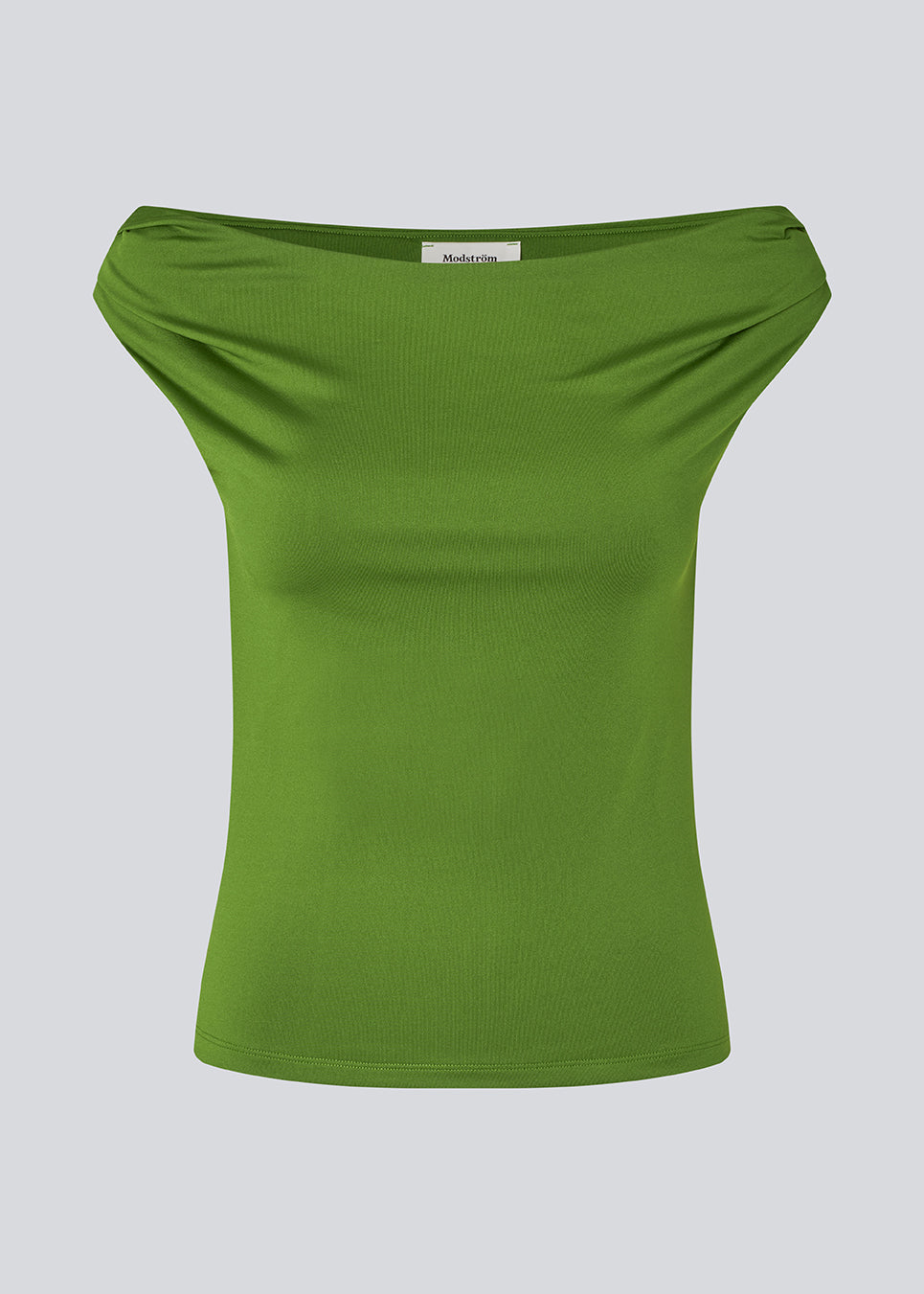 Off-shoulder top in a stretchy material. HimaMD off-shoulder top is fitted and slightly cropped. The model is 175 cm and wears a size s/36.