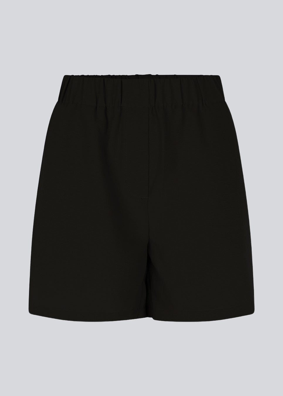 Shorts in black with a loose silhouette in a recycled material. HuntleyMD shorts has a medium waistline with covered elastication.&nbsp;