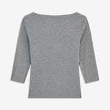 Igormd boatneck t-shirt - Dark Grey Melange