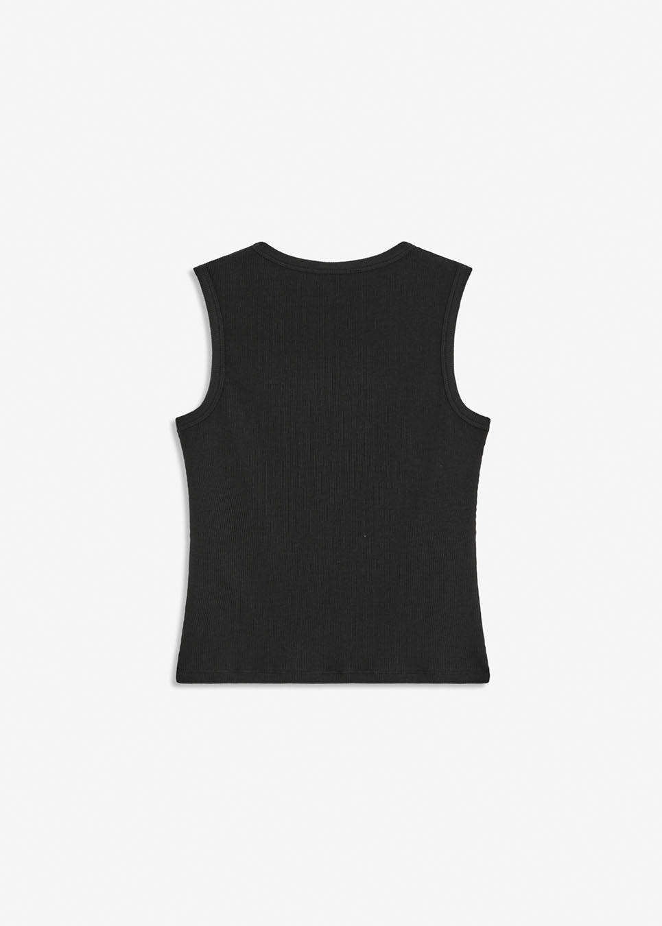 Sleeveless top in ribbed cotton jersey. Igormd tank top has a tight fit and a round neckline. fit with long sleeves.&nbsp;
