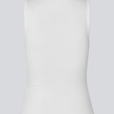 Sleeveless top in ribbed cotton jersey. Igormd tank top has a tight fit and a round neckline. fit with long sleeves.