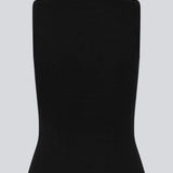 Sleeveless top in ribbed cotton jersey. Igormd tank top has a tight fit and a round neckline. fit with long sleeves.