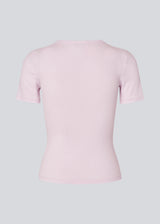 Basic t-shirt in soft cotton rib with stretch. Igormd short t-shirt has a tight fit with short sleeves.