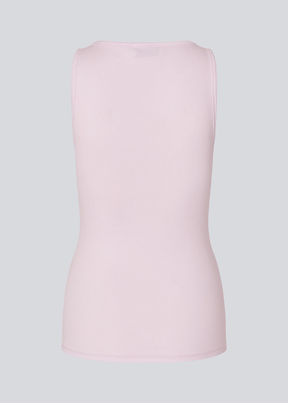 Sleeveless top in ribbed cotton jersey. Igormd tank top has a tight fit and a round neckline. fit with long sleeves.