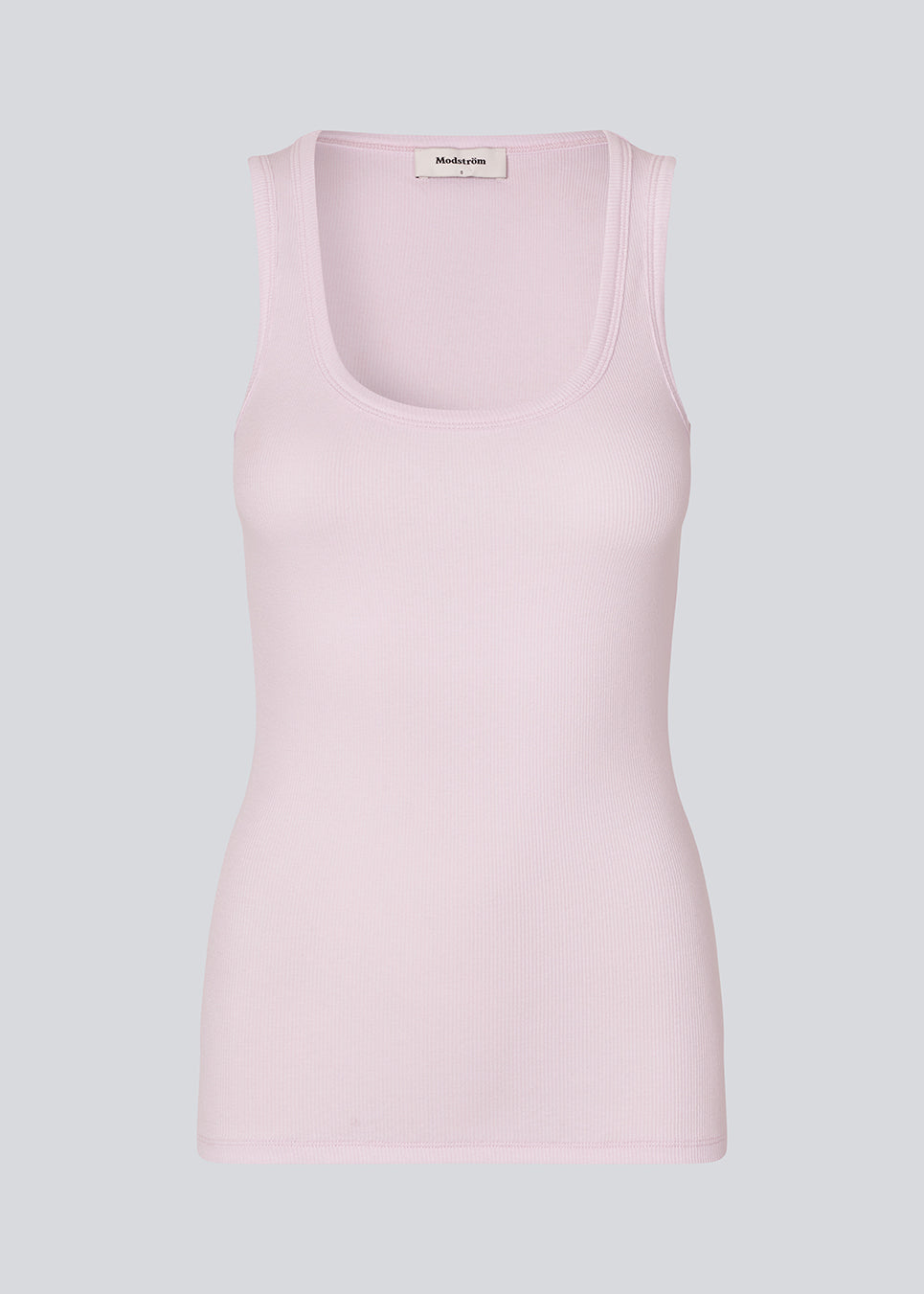Sleeveless top in ribbed cotton jersey. Igormd tank top has a tight fit and a round neckline. fit with long sleeves.