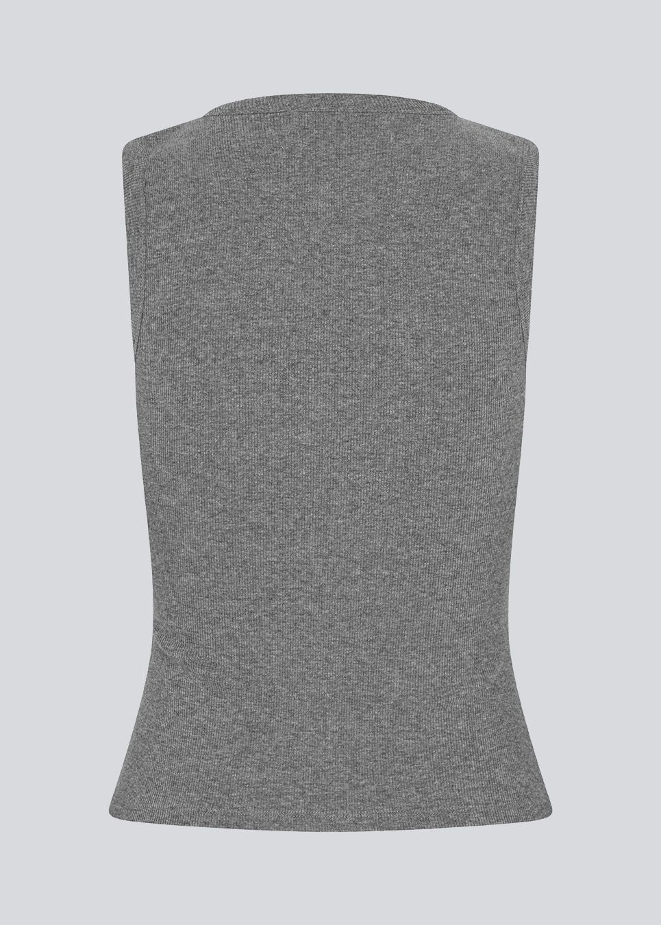 Sleeveless top in ribbed cotton jersey. Igormd tank top has a tight fit and a round neckline. fit with long sleeves.&nbsp;
