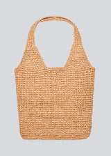 Crochet bag in paper straw. Perfect summer bag for the beach or everyday use to carry your laptop.