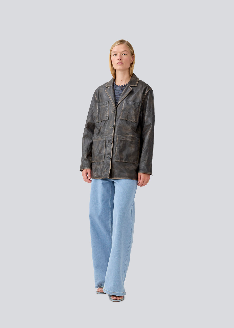 ジャケット・アウター MOLTEMANI Doro-Zome Back Satin Mods Coat
