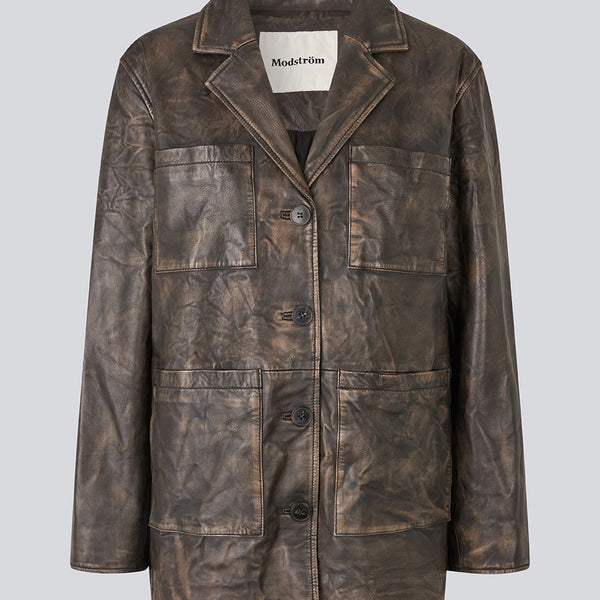 ゲームキャラクター ISMAEL LEATHER JACKET VER. + D-Pack Modstrom_Ismaelmd_Jacket_Black