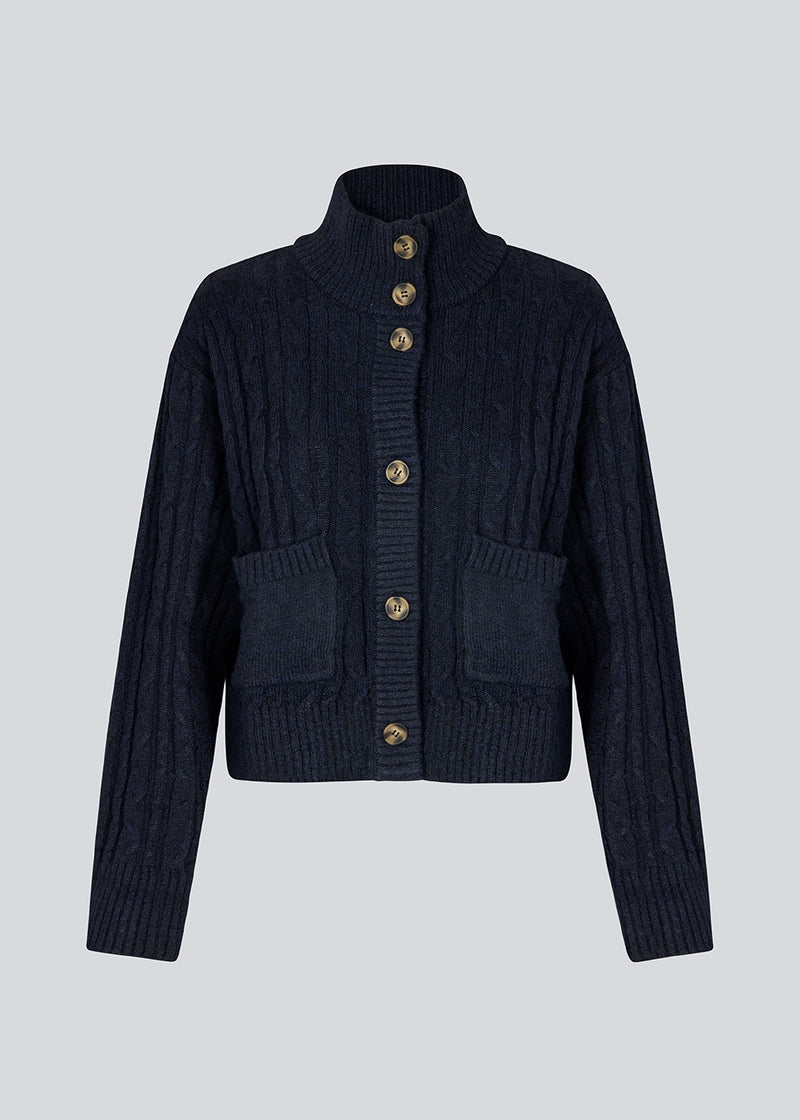 Josefinemd knit cardigan - Ombre Blue