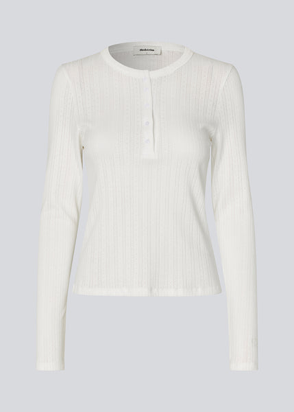 JOSEFINE VOGT X MODSTRÖM - Long Sleeved white t-shirt – Modström COM