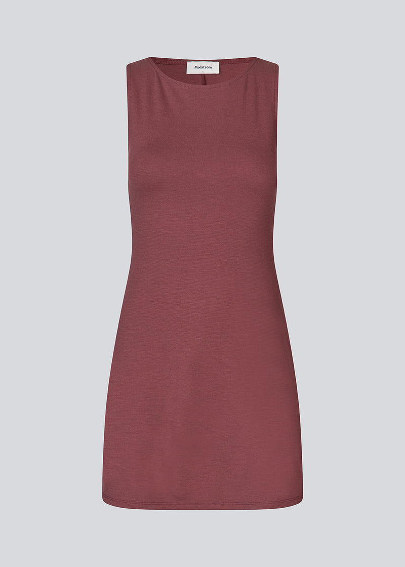 Modstrm JosefineMD tank flare dress Fitted Burgundy Mini Dress Modstrm COM Modstrm JosefineMD tank flare dress Fitted Burgundy Mini Dress Modstrm COM