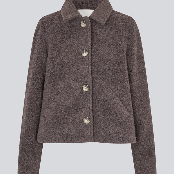Shop JustyMD short jacket - Seal Brown – Modström COM