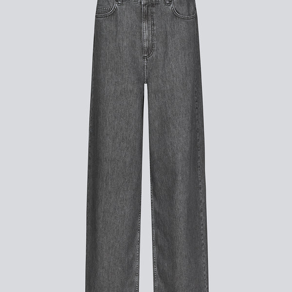 【SATIIIZ】Ken Gray Washing Wide Denim Pants SATIIIZ】Ken Gray Washing Wide Denim Pants (SATiiiZ/デニム
