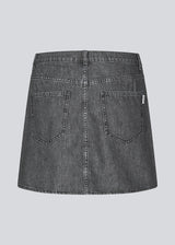 Short skirt in grey in cotton denim. KenaMD short skirt has a classic A-line and 5 pockets.