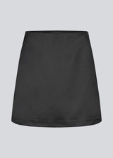 Classic black mini skirt in an A-line. KleoMD skirt has an invisible zipper, medium high waist and lining.