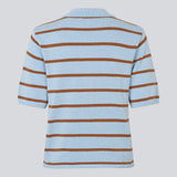 Soft knitted polo in plain jersey knit. The MalvaMD SS Polo is made from a soft, breathable cotton with short sleeves and a classic collar with a button placket. A timeless, versatile design perfect for everyday wear or weekend styling.