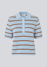 Soft knitted polo in plain jersey knit. The MalvaMD SS Polo is made from a soft, breathable cotton with short sleeves and a classic collar with a button placket. A timeless, versatile design perfect for everyday wear or weekend styling.