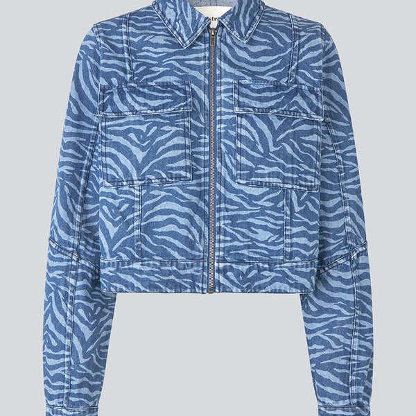 Buy MaseMD print jacket - Blue Zebra – Modström COM