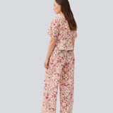 MeliaMD print pants - Pink Blossom