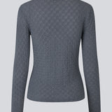 Fitted top in a structured and elastic material. MynteMD LS top has long sleeves and is slightly see-trough.&nbsp;