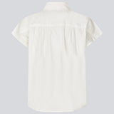 Sleeveless shirt with button closure in front. NanikaMD SS shirt has a loose fit and a shirt collar.&nbsp;