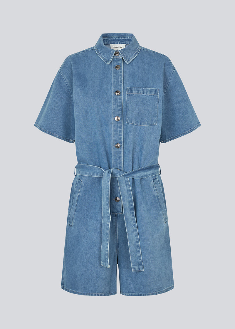 blue playsuit dress Demie Blue Tassel Playsuit - 12