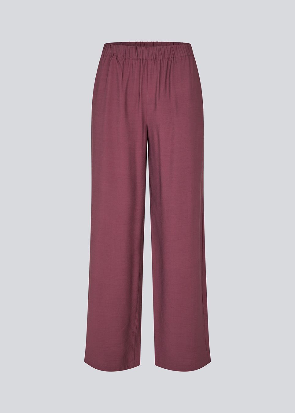 Wide pants in EcoVero viscose. NickiMD pants has an elastic waistband and sidepockets.