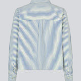 Classic shirt with a loose fit and long sleeves. NikkoMD shirt has a shirtcollar and a button closure in front.
