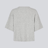 Shortsleeved cardigan in soft knit. NoeMD cardigan has a loose fit and button closure at the front.