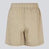 Loose shorts with a tieband at the waist. NolandMD shorts have side pockets and an elastic waistband.