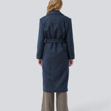 Otillamd coat - Navy Herringbone