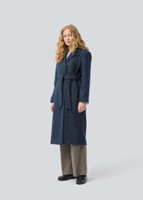 Otillamd coat - Navy Herringbone